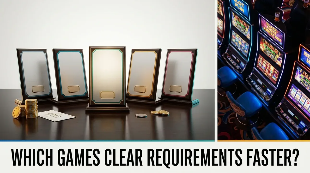 Slot machine bank, fast clearing for game requirements.